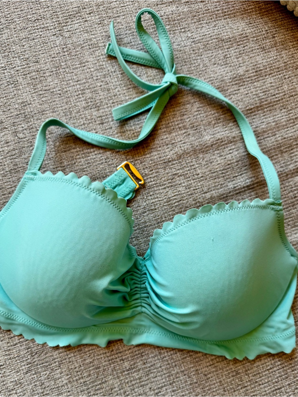 Victoria Secret Aqua Halter Push-Up Bikini Top